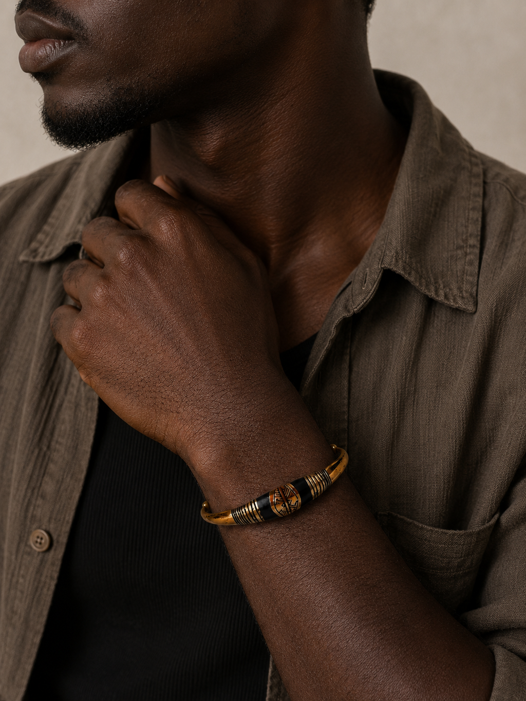 Brass Currency Bangle