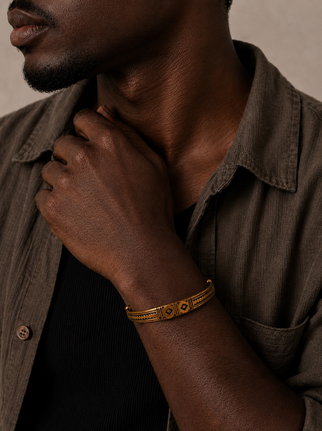 Brass Currency Bangle