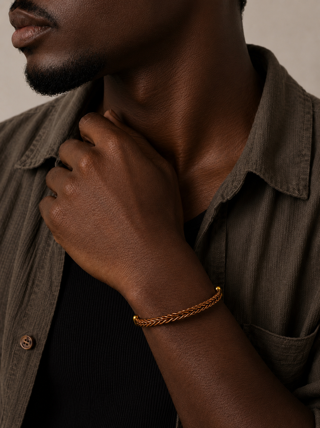 Brass Currency Bangle